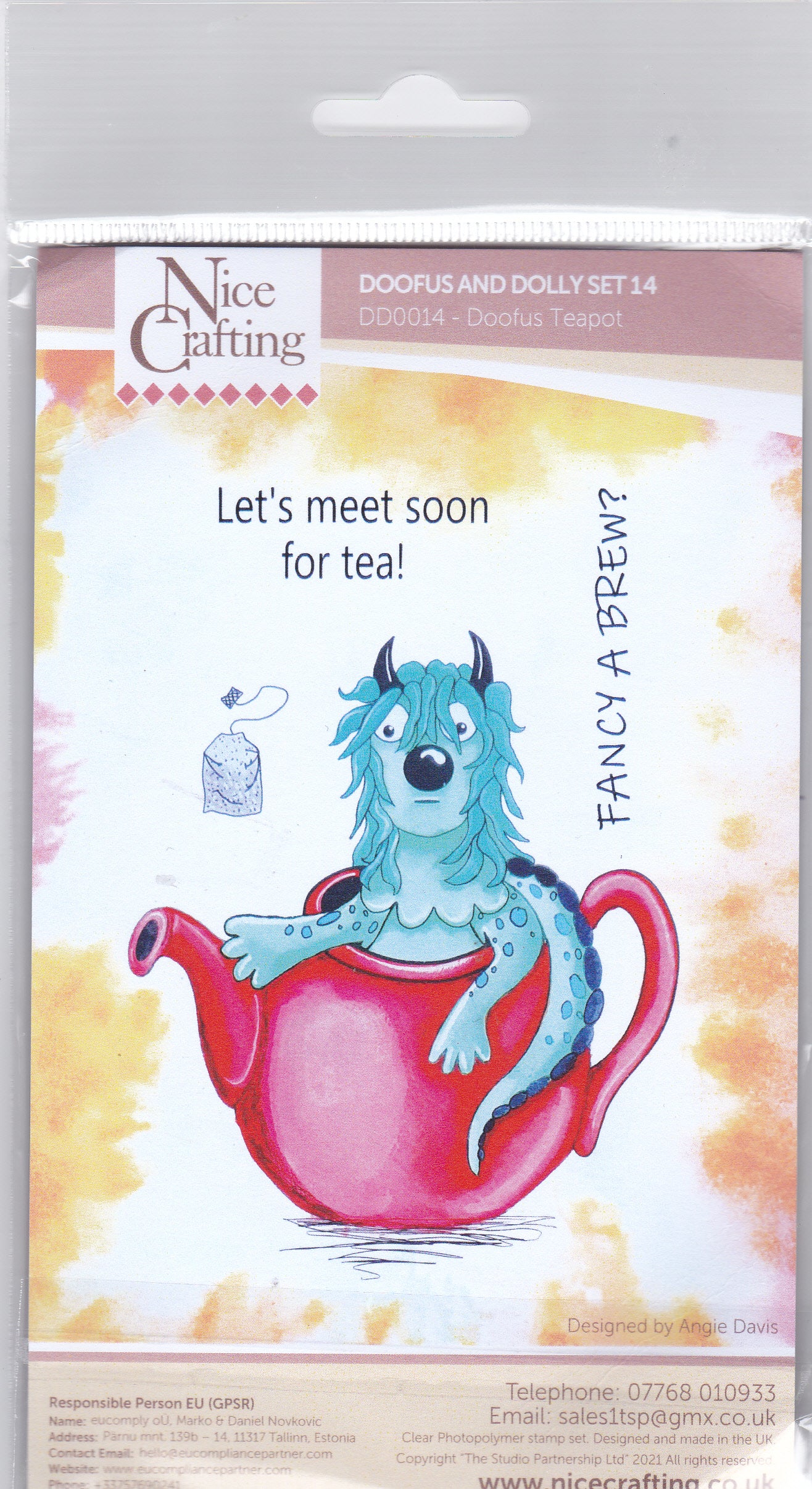 Doofus & Dolly series set 14 Doofus Teapot