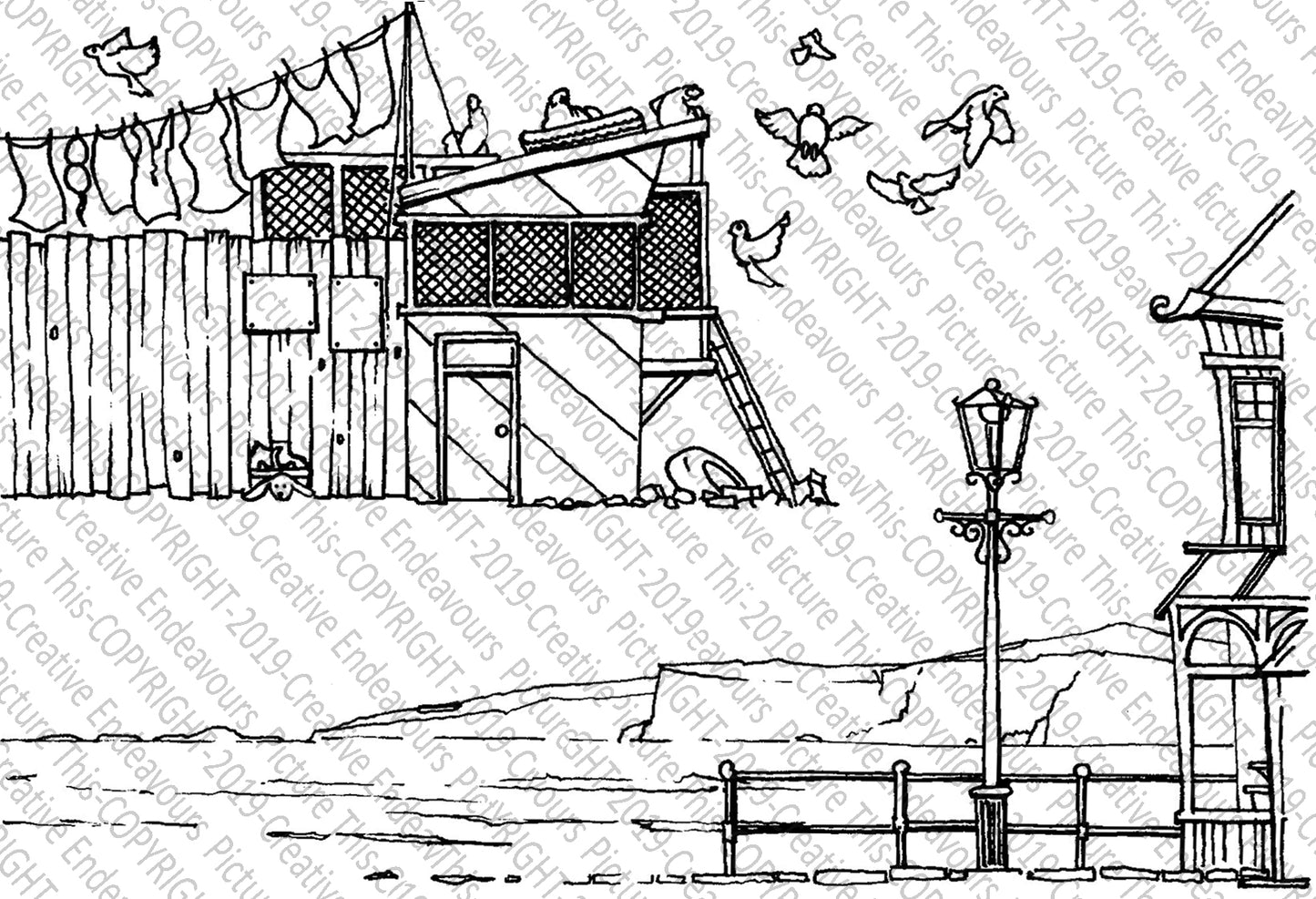 Picture This A6 stamp set PT 043 Bitsa That