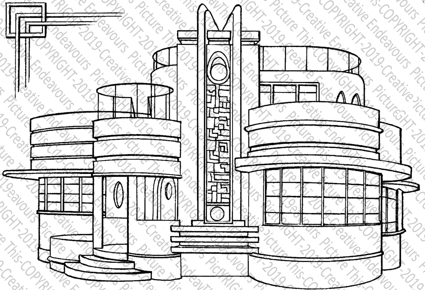 Picture This A6 stamp set PT 053 no 3 Diva Drive (Copy) (Copy)