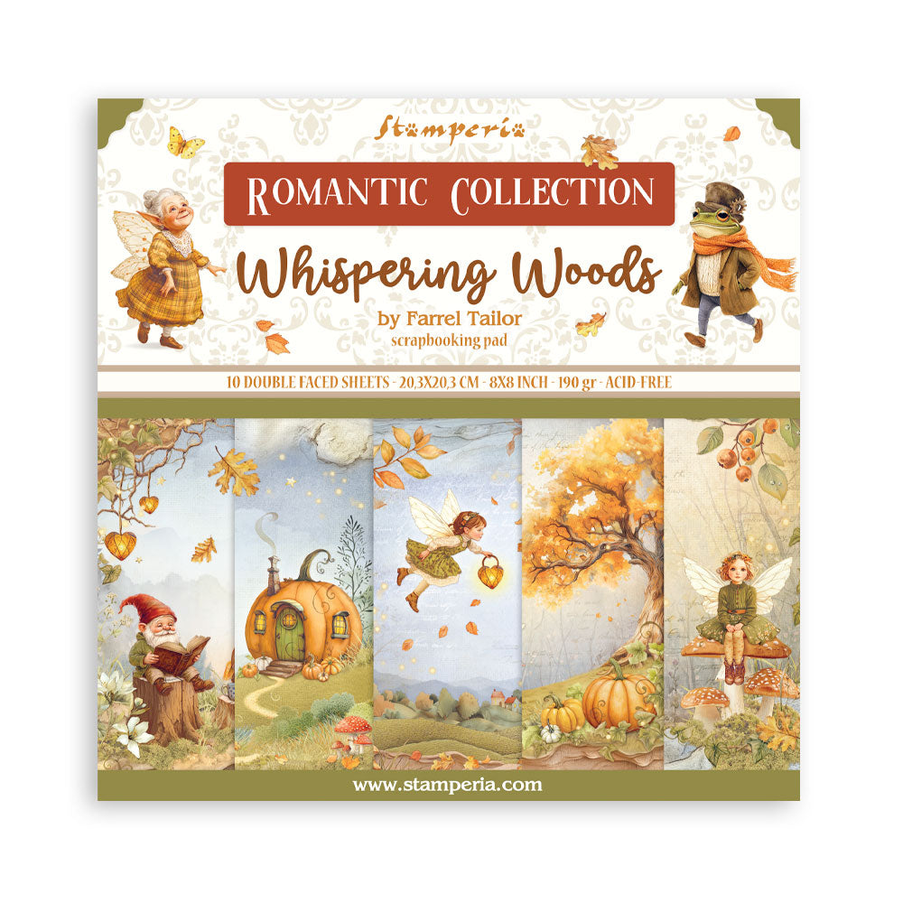 Stamperia 8 x 8 Whispering Woods 10 sheet pad (Copy)