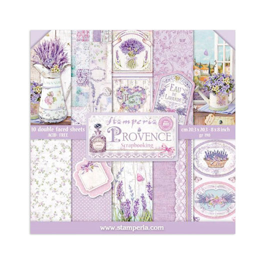 Stamperia Designer pads 8" x 8" 10 sheets Provence (Copy)