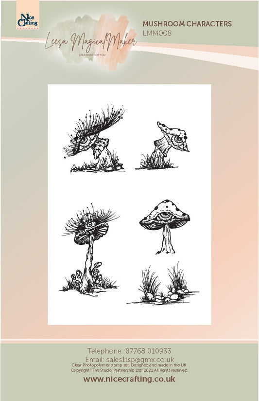 Leesa Magical Maker Mushroom Characters