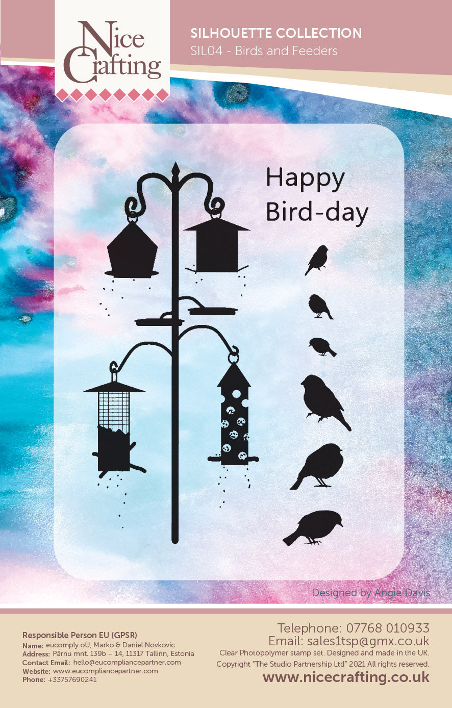 SILHOUETTE COLLECTION SET 4. Birds & feeders